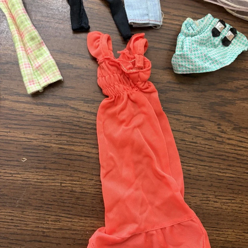 Vintage Barbie Doll Clothing Lot Mattel & Other Wedding Dress Mermaid 80s 90s 70